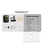 DotPod Max RBA - комплектация