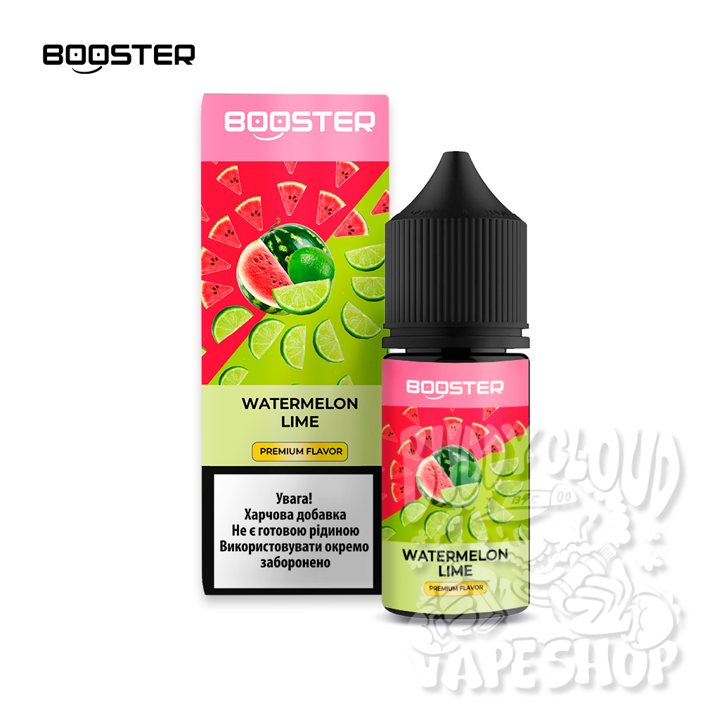 Booster 30ml watermelon Lime Купить набор Booster 30ml — качественная жидкость для электронных сигарет на солевом никотине